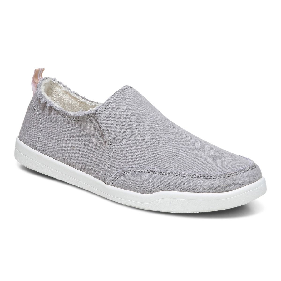 MALIBU SLIP ON CANVAS - GREY Photo