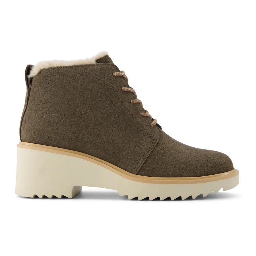 MAUDE WEDGE LACE-UP - CANTEEN Photo