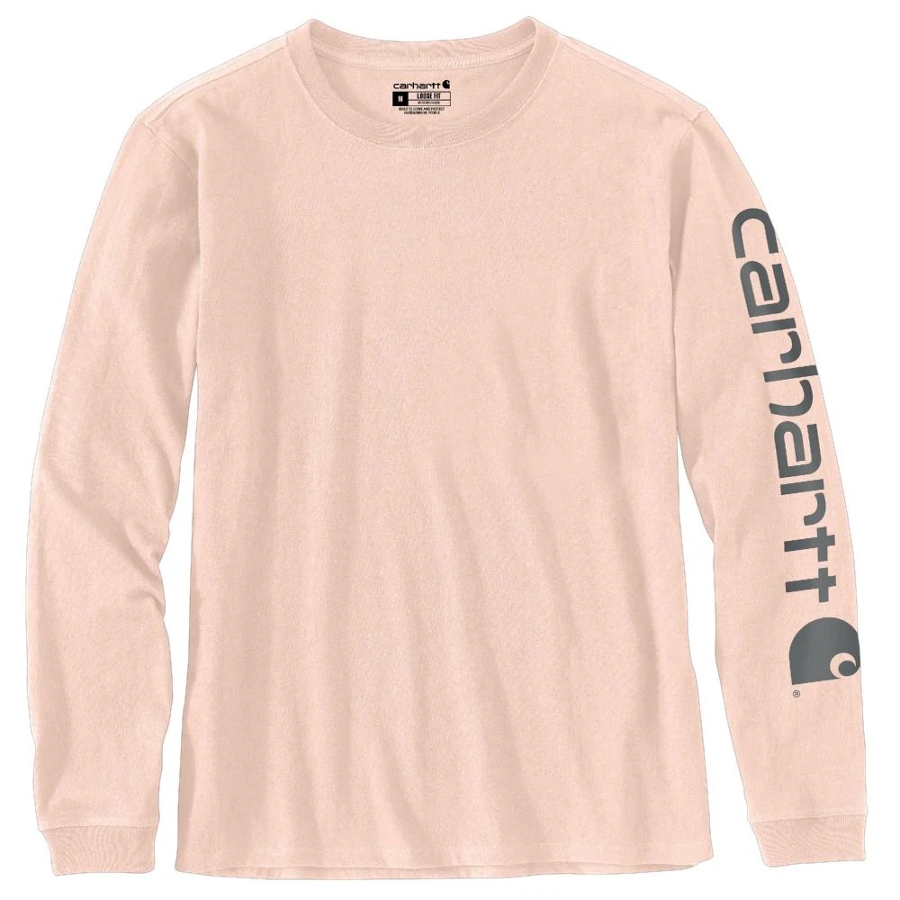 LF HEAVYWEIGHT L/S LOGO SLEEVE - PEACH Photo