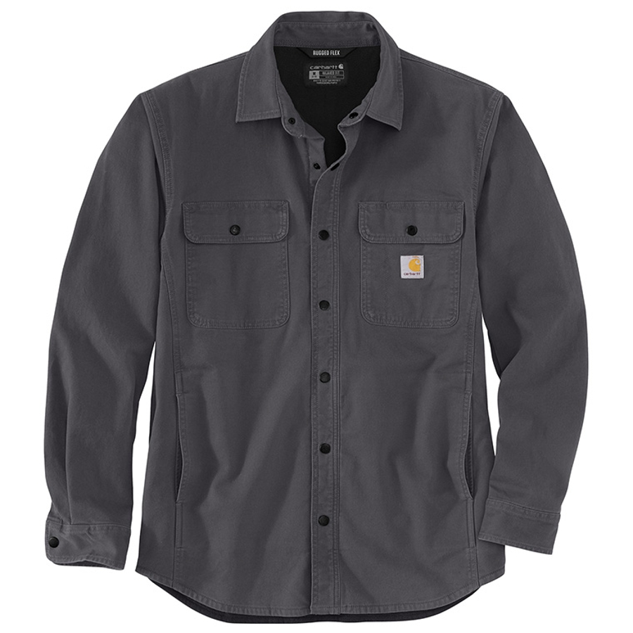 RF RELAXED CANVAS SHIRT JAC - SHADOW Photo