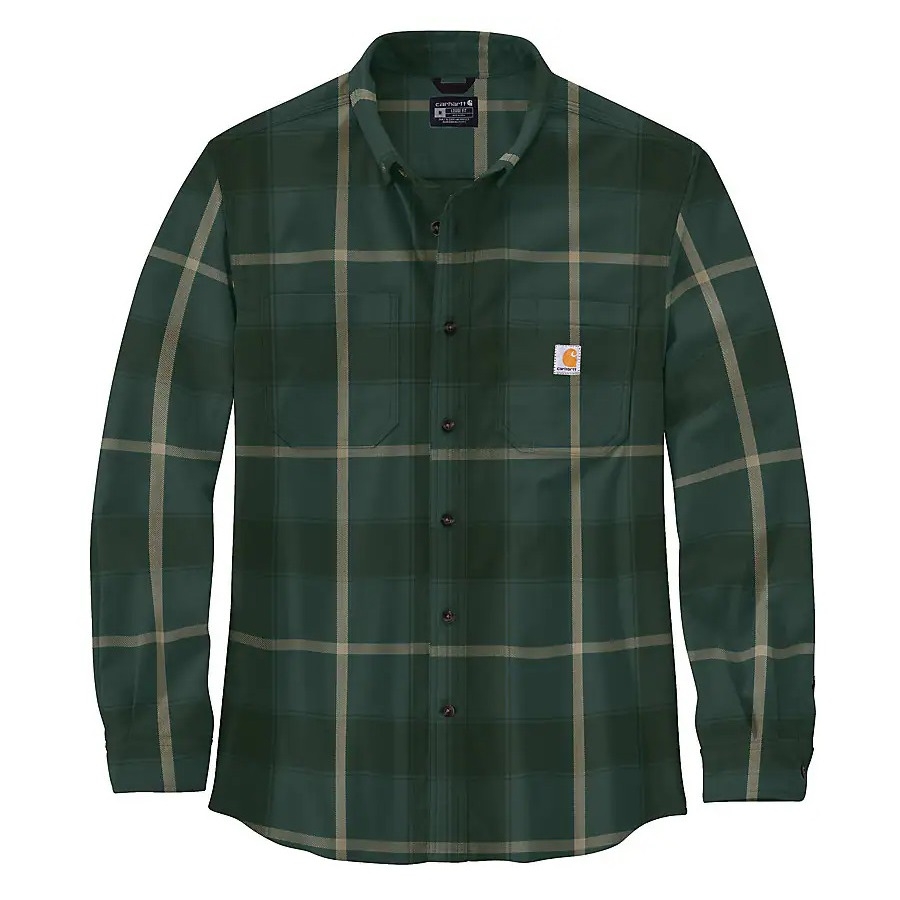 RUGGED FLEX RF MW FLANNEL L/S - BALSAM Photo