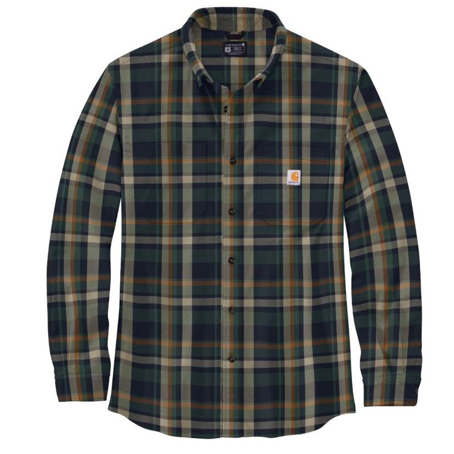 RUGGED FLEX RF MW FLANNEL L/S - NAVY Photo