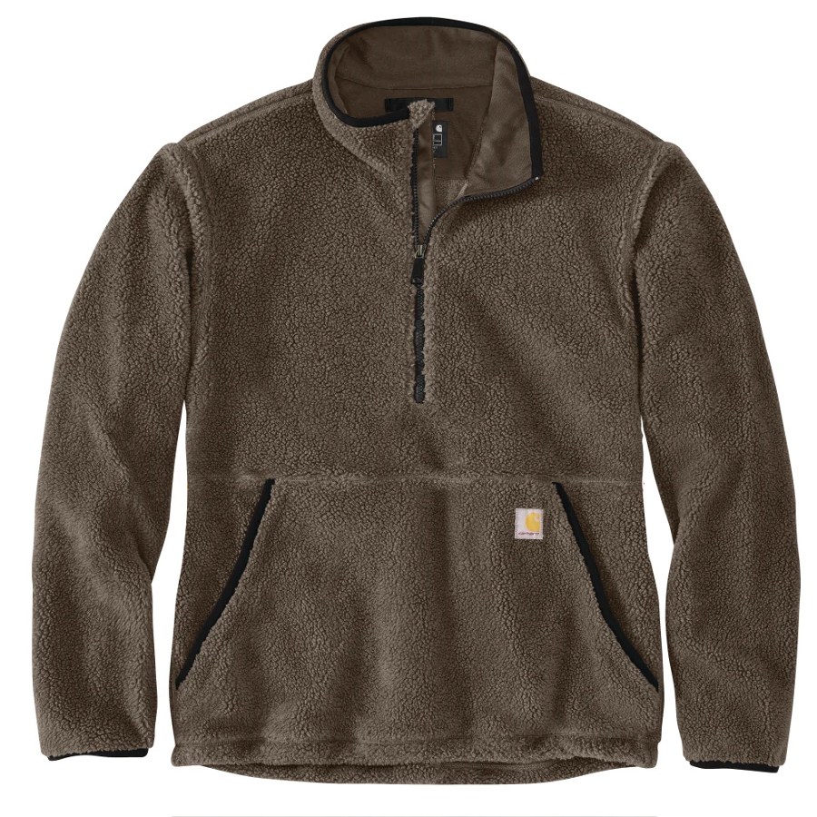 LOOSE FIT FLEECE PULLOVER - TARMAC Photo