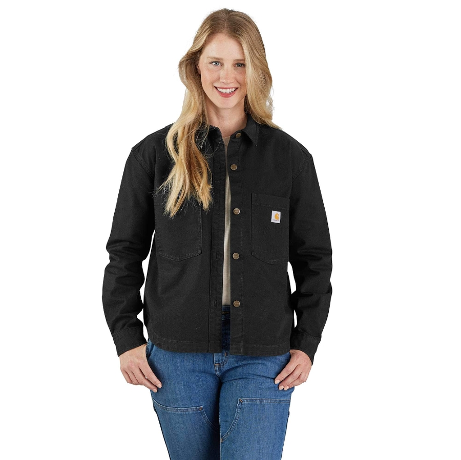 MONTANA LF HW DUCK OVERSHIRT - BLACK Photo