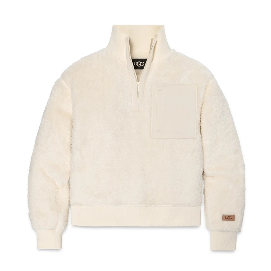 JANEANN HALF ZIP - CREAM Photo