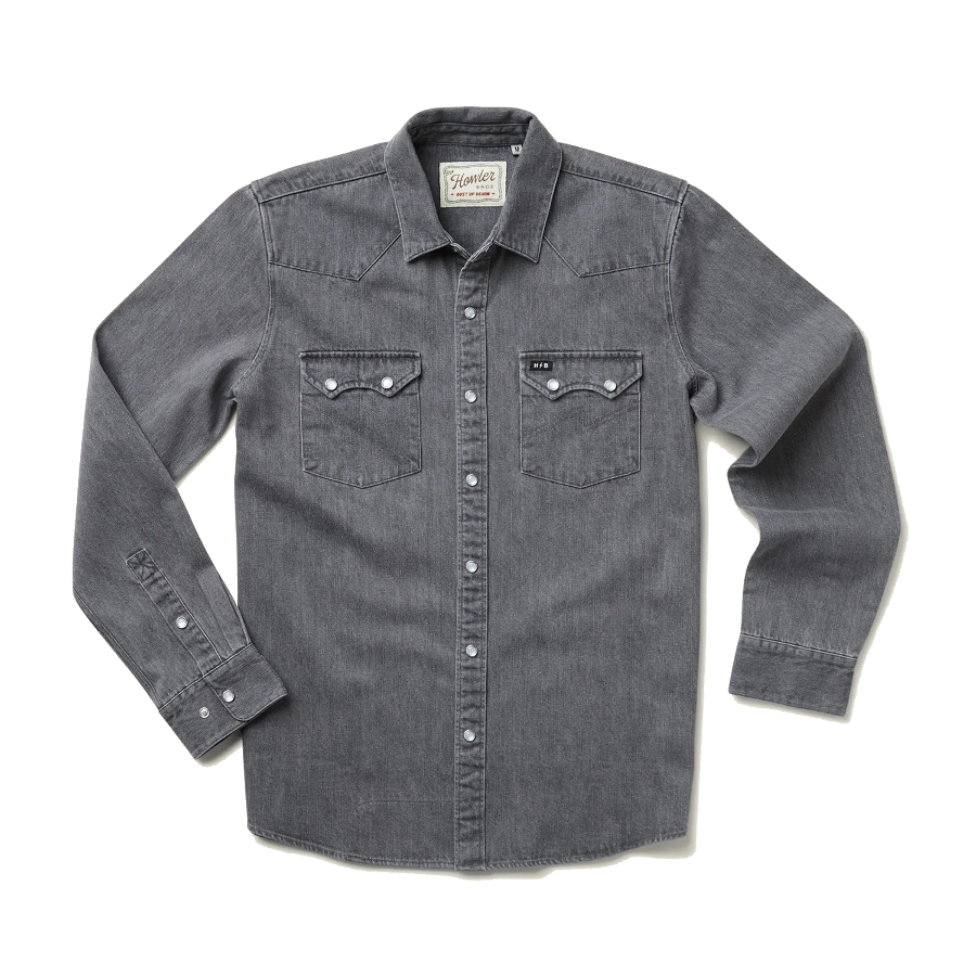 DUST UP DENIM L/S SNAPSHIRT - JOVI GREY Photo