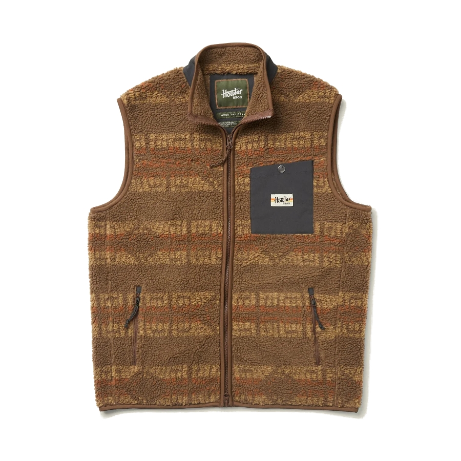 CHISOS FLEECE VEST - EARTH Photo