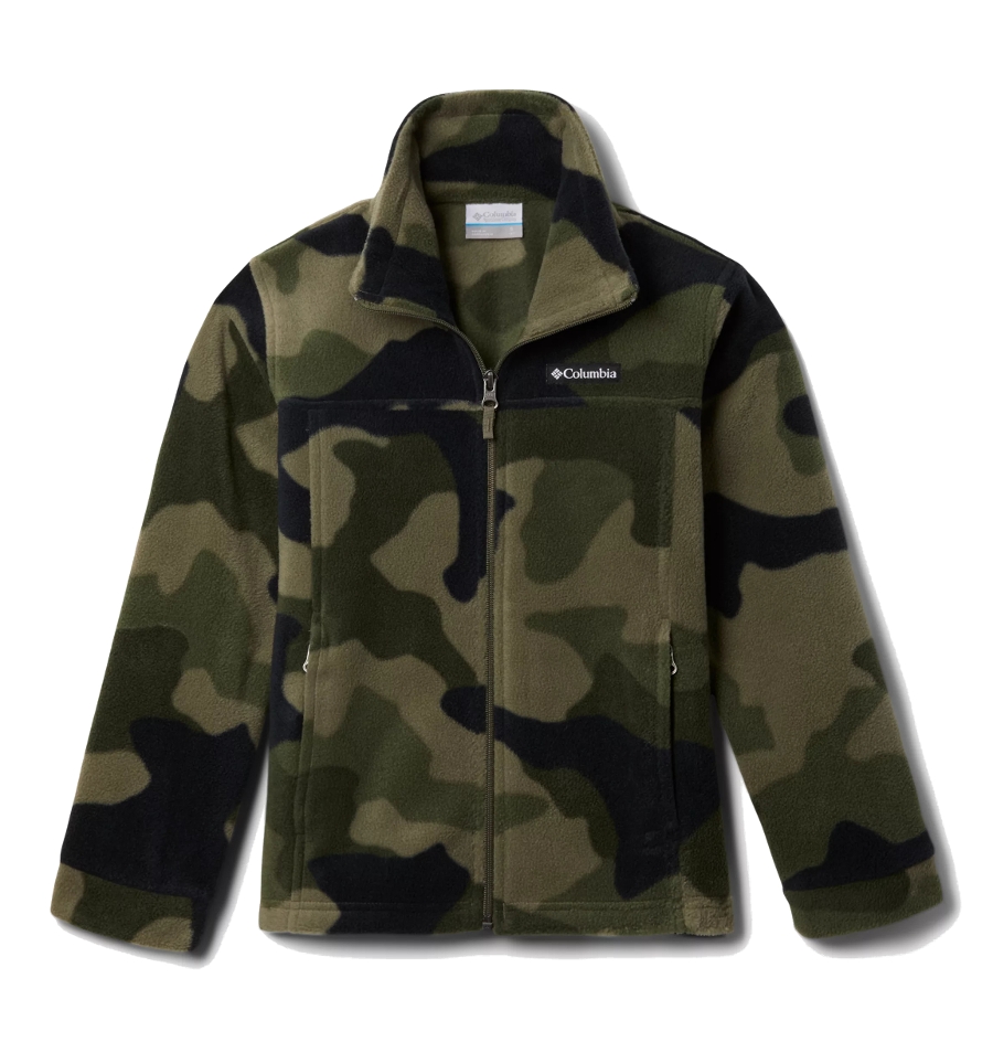 ZING III PRINTED FLEECE JACKET - STONE CAMO Photo