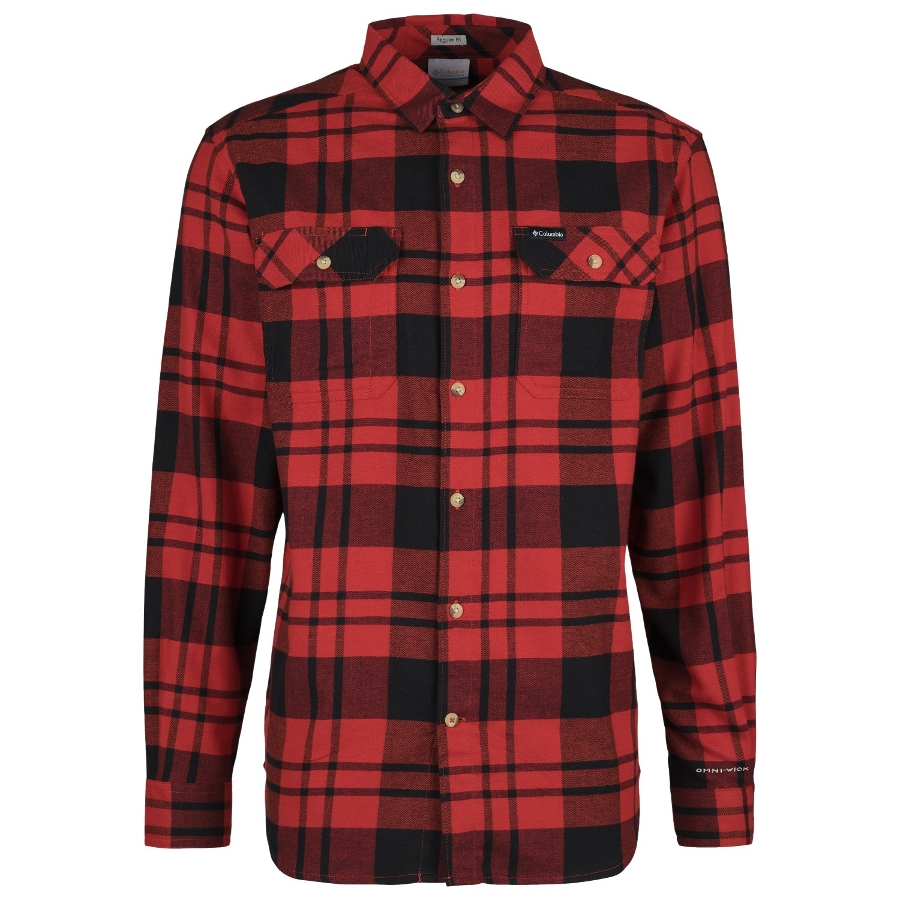 FLARE GUN FLANNEL LS - RED/BK Photo