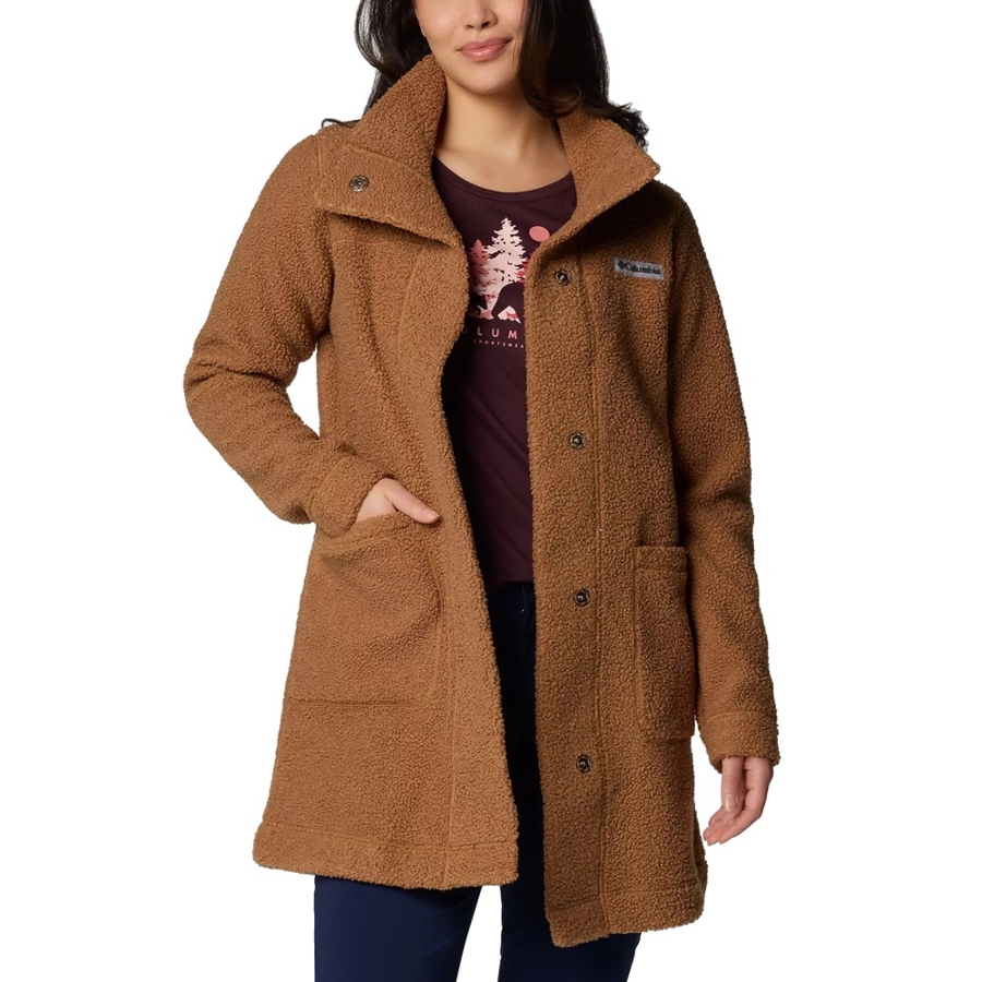 PANORAMA LONG JACKET - CAMEL Photo