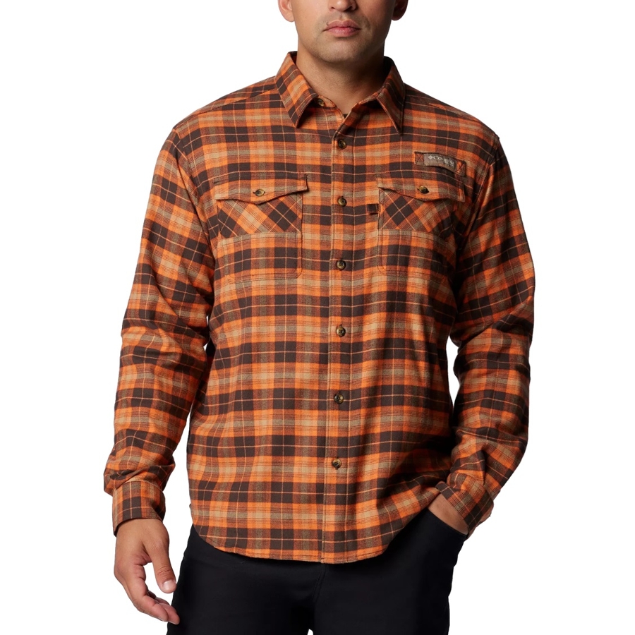 ROUGHTAIL STRETCH FLANNEL L/S - ORANGE Photo