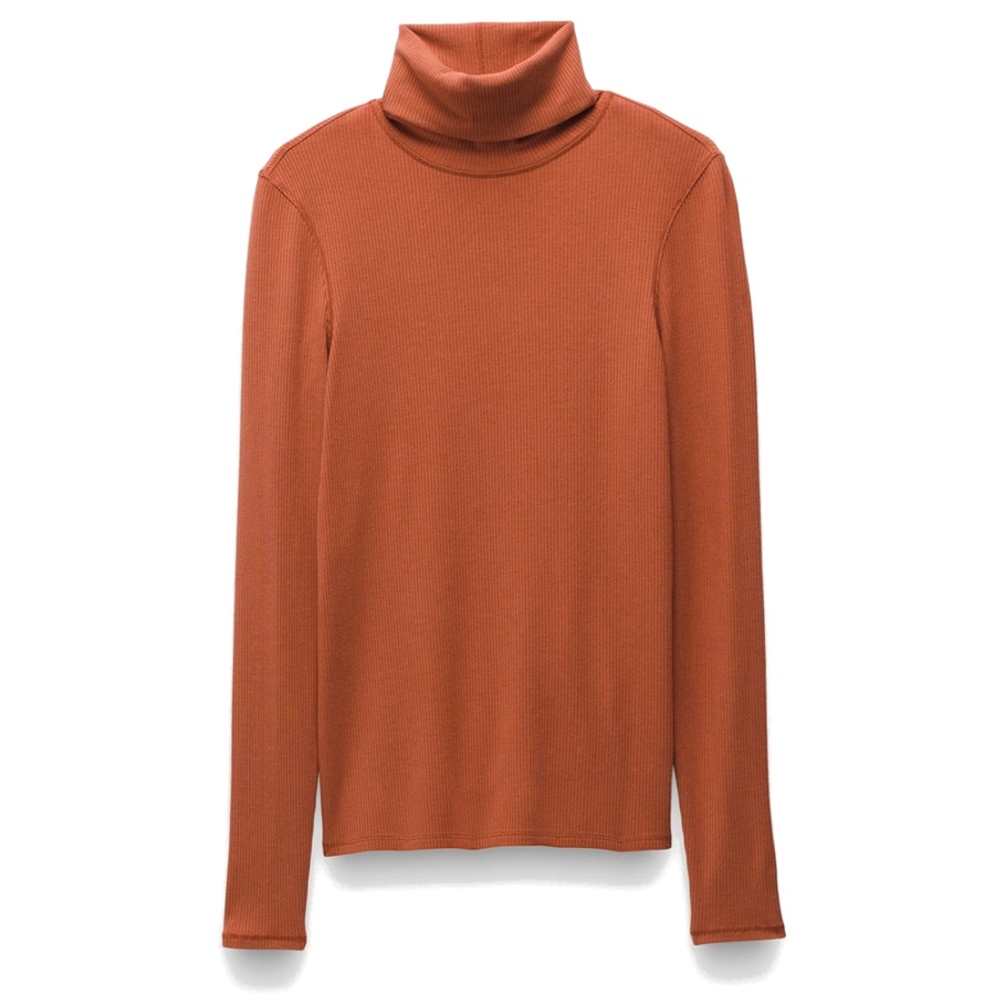 FOUNDATION RIB TURTLENECK - TERRACOTTA Photo