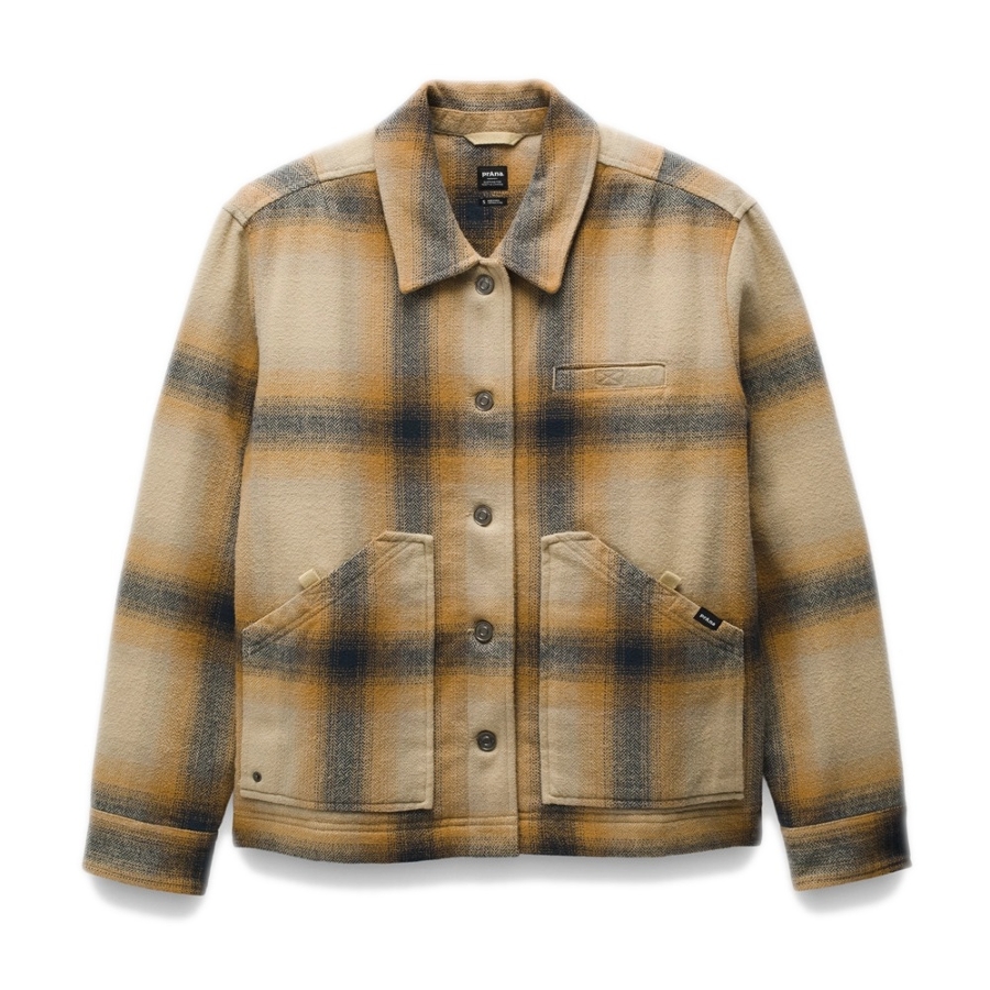 BRIDGES FLANNEL JACKET - SANDSTONE Photo