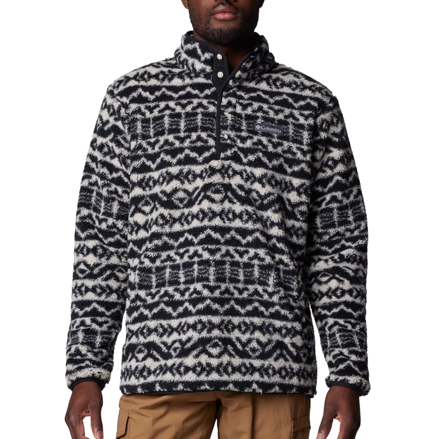 RUGGED RIDGE 1/2 SNAP PULLOVER - BLK/WHITE Photo