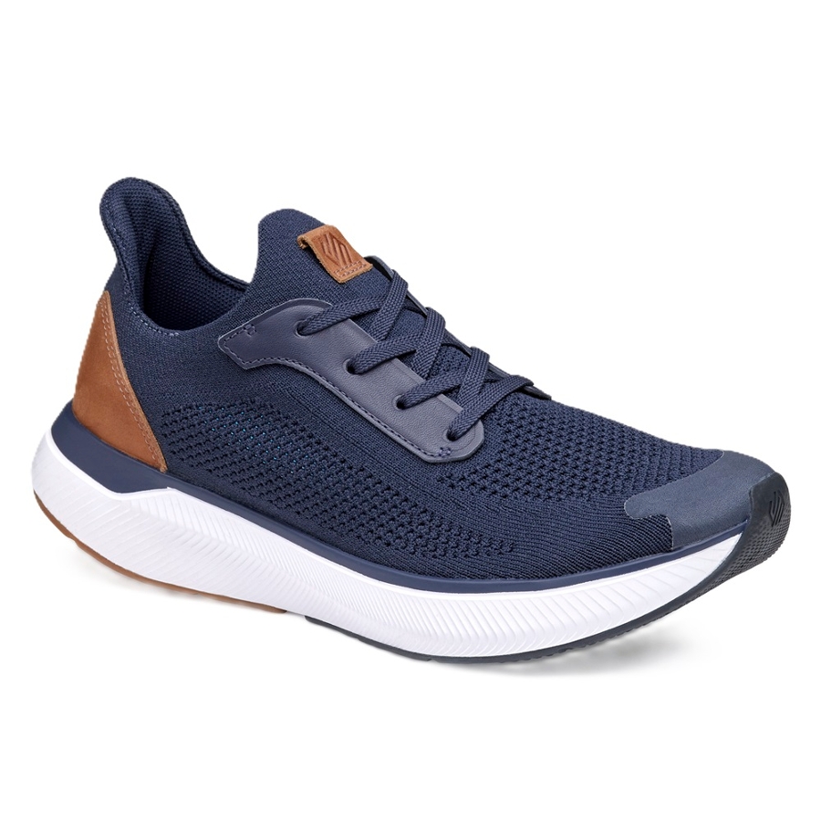 MILES KNIT LACE-UP - NAVY Photo