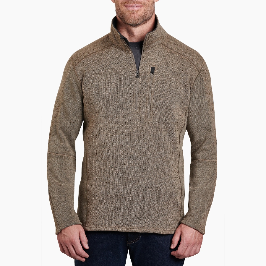 INTERCEPTR 1/4 ZIP - OATMEAL Photo