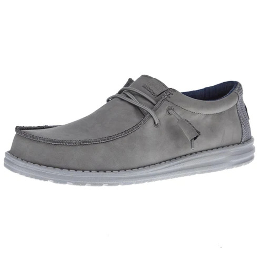 WALLY FABRICATED LEATHER - GREY Photo