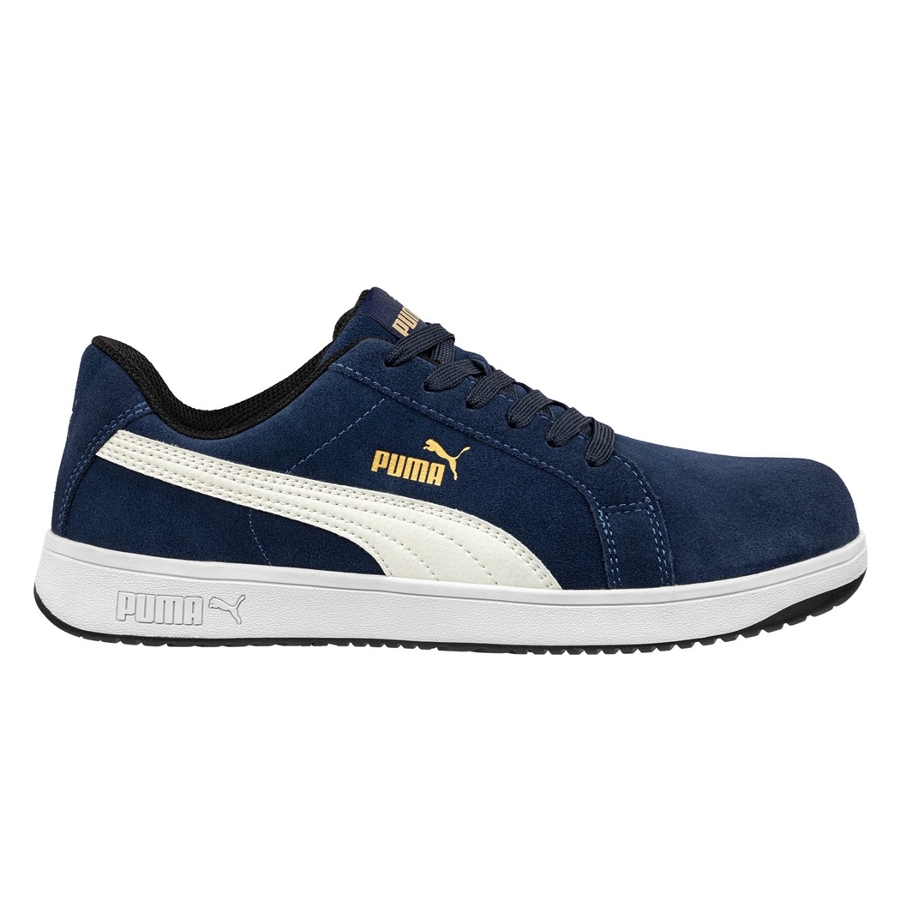 ICONIC SUEDE LOW COMP - NAVY Photo