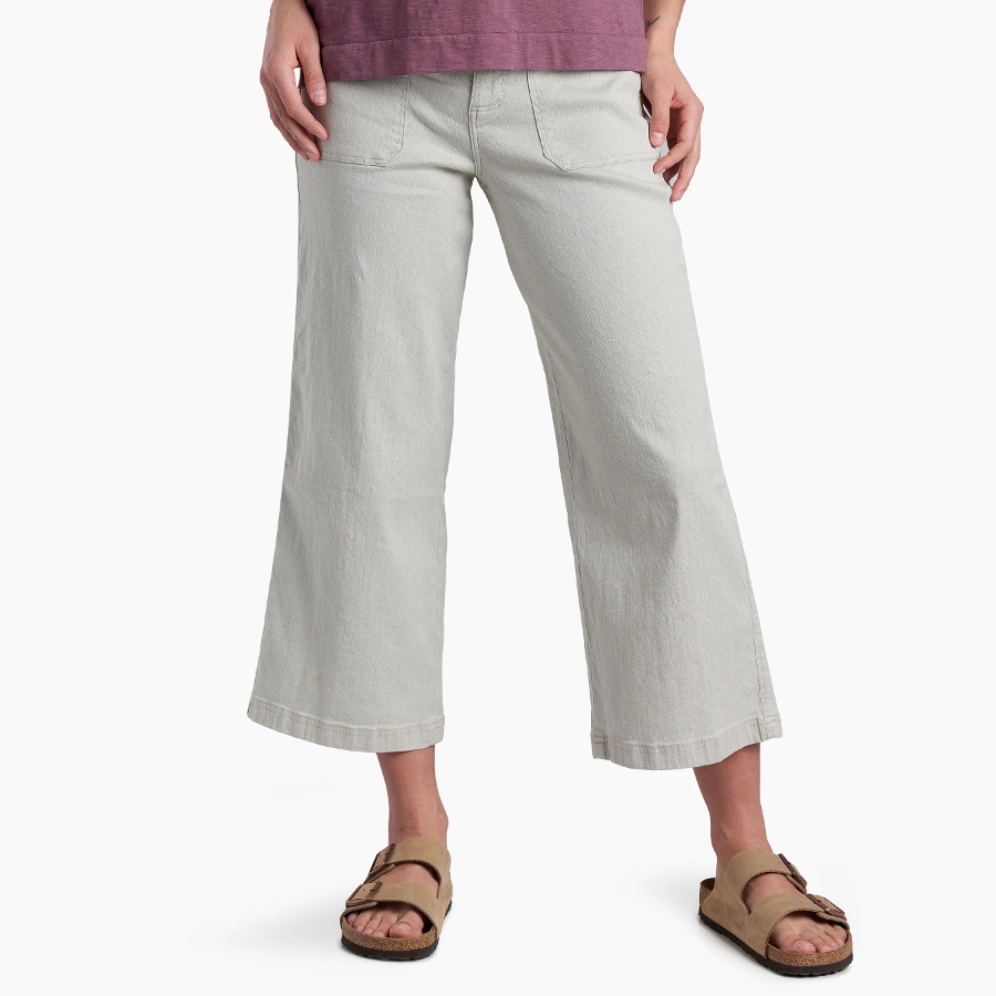 SEABOARD WIDE-LEG CROP - BIRCH Photo