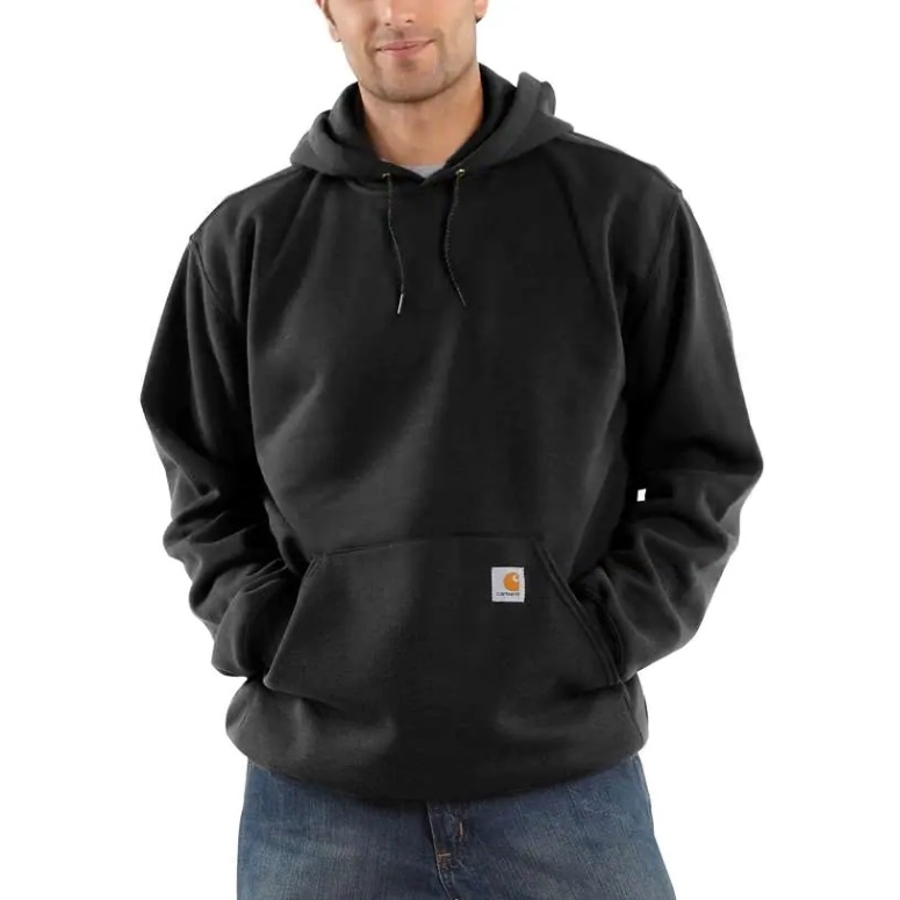 LOOSE FIT MIDWEIGHT HOODIE - BLACK Photo