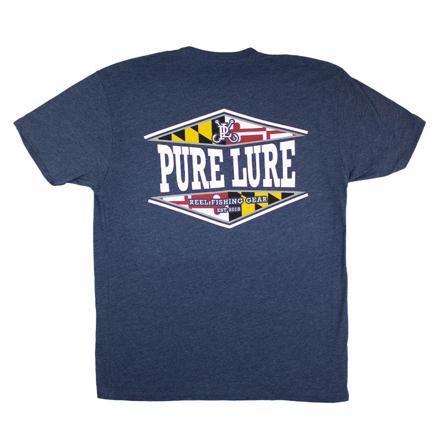 FLAG LOCK UP SS T-SHIRT - NAVY Photo