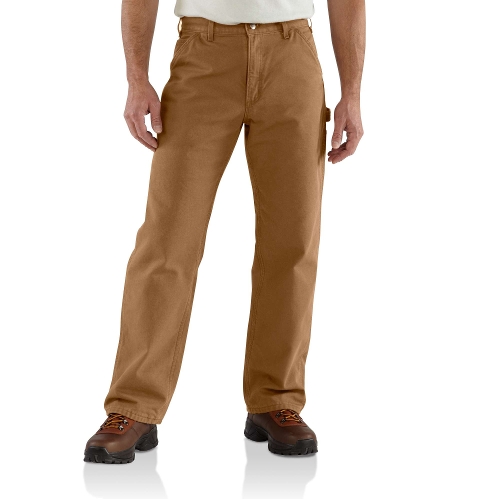 WASHED DUCK PANT LINED - CARHARTT B Photo
